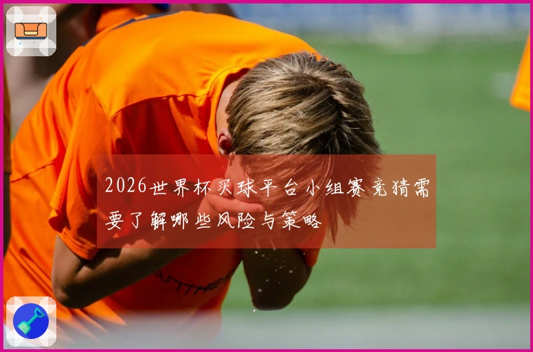 2026世界杯买球平台小组赛竞猜需要了解哪些风险与策略