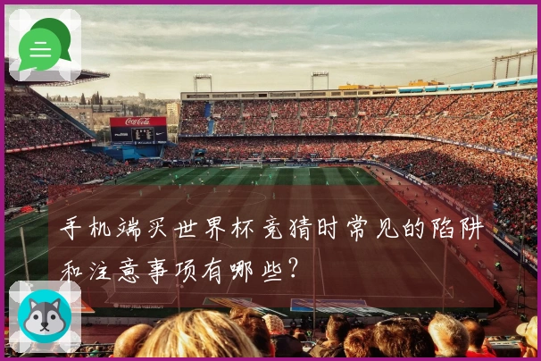 手机端买世界杯竞猜时常见的陷阱和注意事项有哪些？